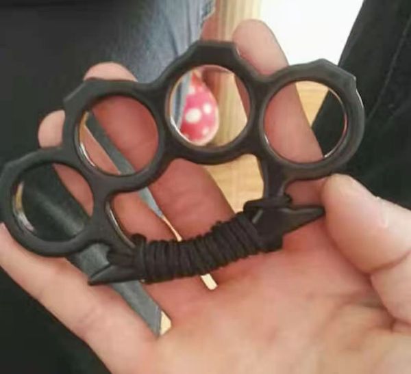 

2pcs steel brass knuckle dusters,self defense personal security women's and men's self-defense pendant 96