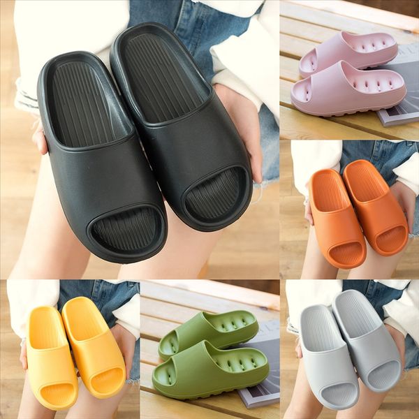

epl ale women sandals leather summer slippers shoe woman heels slipper genuine designer shoes woman slides lady summer beach shoes, Black