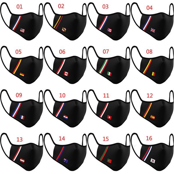 

mask mask black national pure cotton dustproof flag washable and reusable face masks children style xd24123