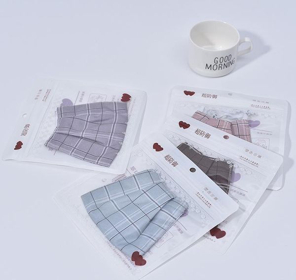 

air anti pollution normal face cover mask lattice breathable pm2.5 smog loveshop01 vopun