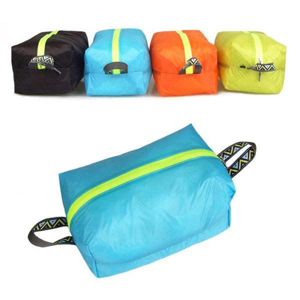 

outdoor bags ultralight portable waterproof shoe bag multi-function travel home storage organizer case zipper toiletry makeup