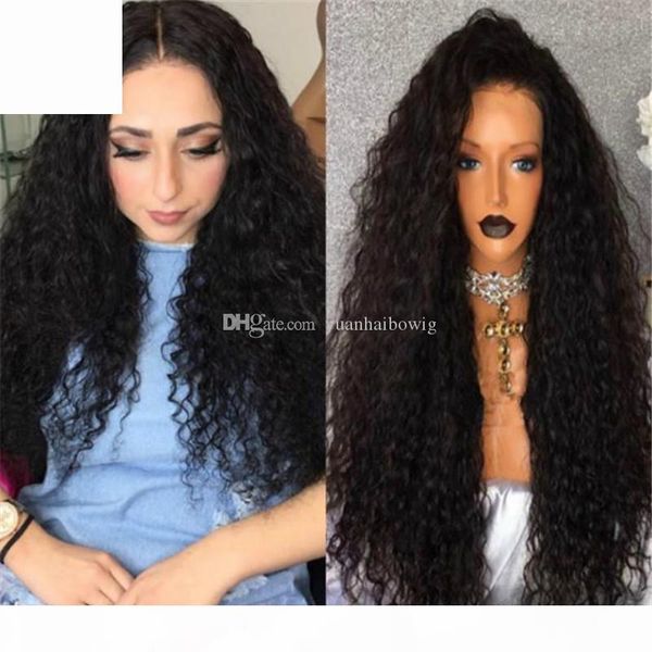 

celebrity wigs virgin mongolian curly hair deep curl full lace wig for black women ing, Black;brown