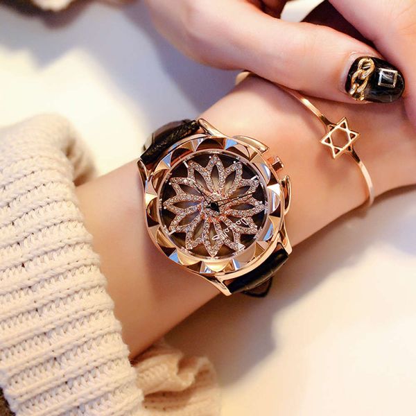 

3fe2transfer watch: waterproof fashion trend rotating women's net red student's watch made in chinaw2q, Slivery;brown