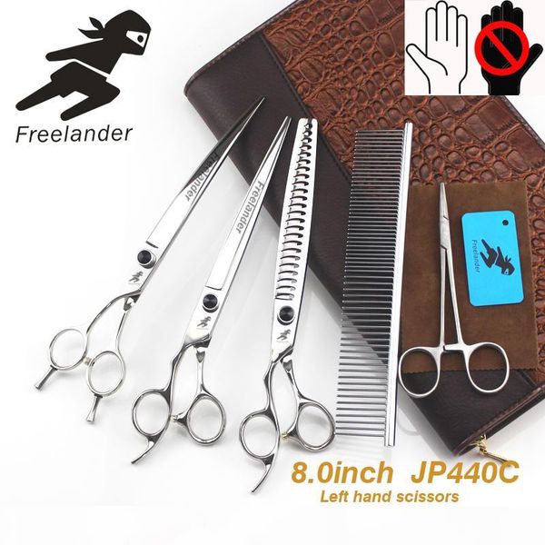 

jp440c 8.0inch профессионального sharp край собака пэт grooming ножницы ножницы левая рука pet ножницы set техницвет