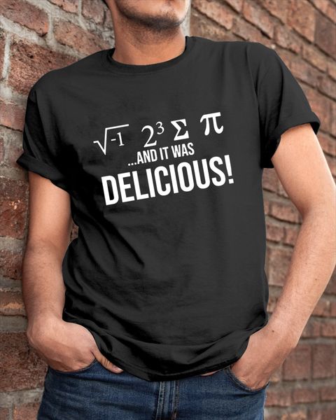 

funny print i ate some pie and it was delicious math summer casual short sleeve streetwear hip hop hooded sweatshirt hoodie men t shirt