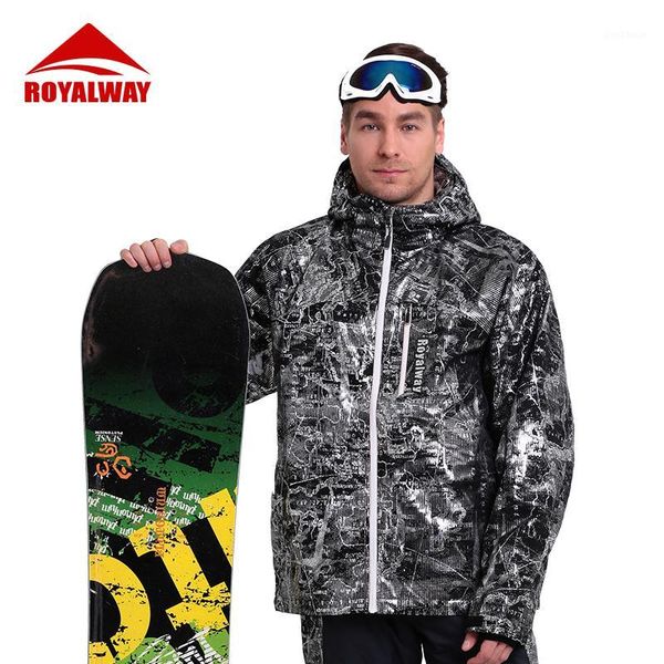 

skiing jackets royalway outdoor sports men snowboard winter warm windproof waterproof classic ski suit male rfsm4511g1