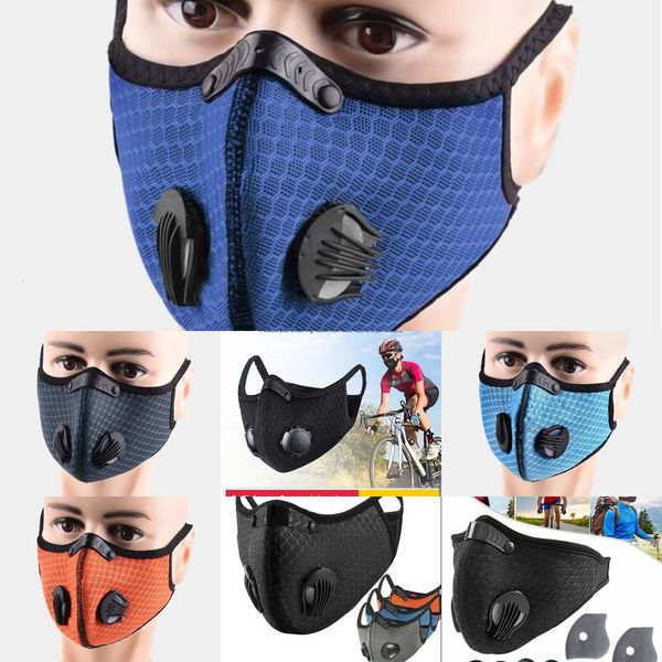 

mask protective cycling dhl with filter us stock activated carbon pm2.5 anti-pollution spoamd6 0pie h031