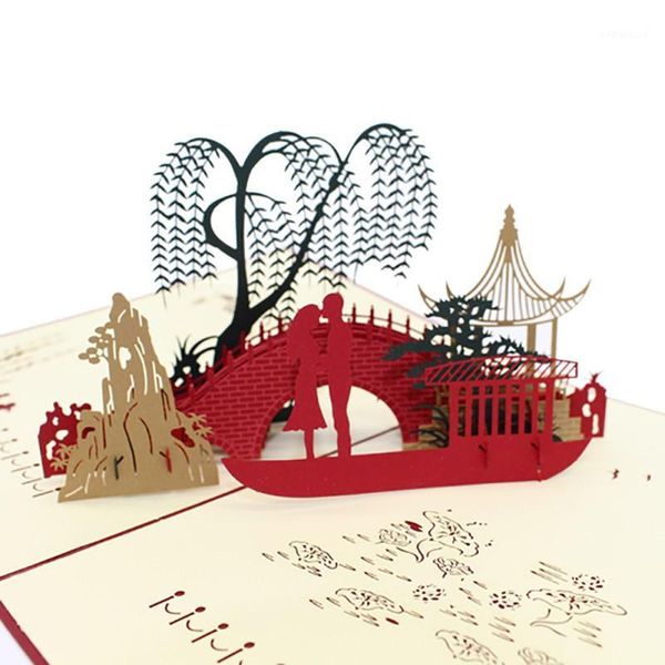 

greeting cards 3d handmade christmas tree cards1