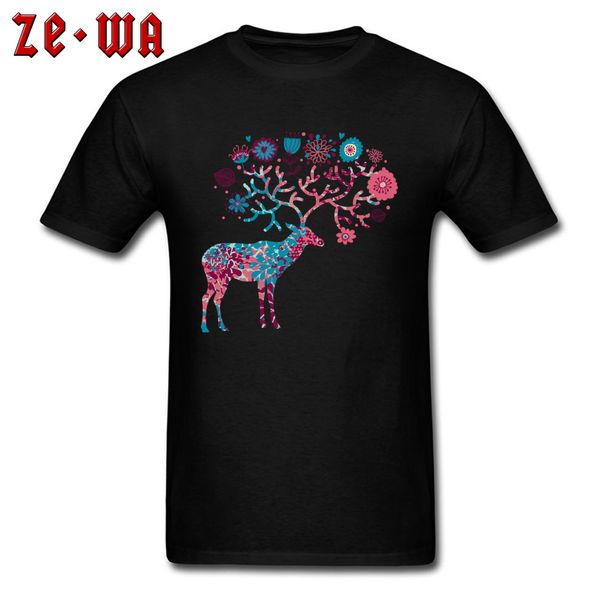 

christmas elk lovers deer black fabric clothes romantic art design & tees drop shipping sport hooded sweatshirt hoodie t shirt
