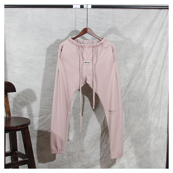 

2021 new sixth collection track embroidered letter casual pants joggers fit sweatpants men see1, Black