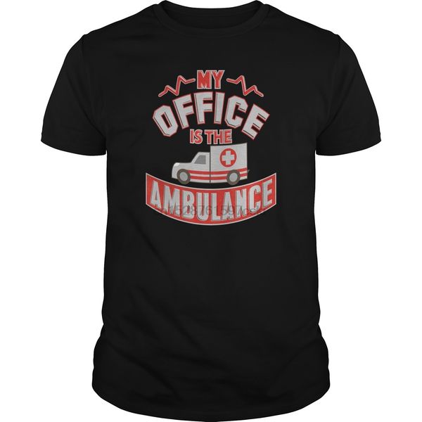 

men tshirt my office is the ambulance paramedic t-shirt cool printed t-shirt tees sport hooded sweatshirt hoodie