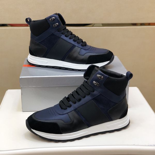 

2020 global men's high-casual shoes upper imported cowhide sheepskin lining high-quality comfort and warmth, Black