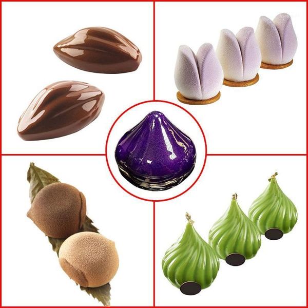 

silikolove new 3d heart flower shape silicone cake mold mousse dessert bakeware mould for baking decorating tools1