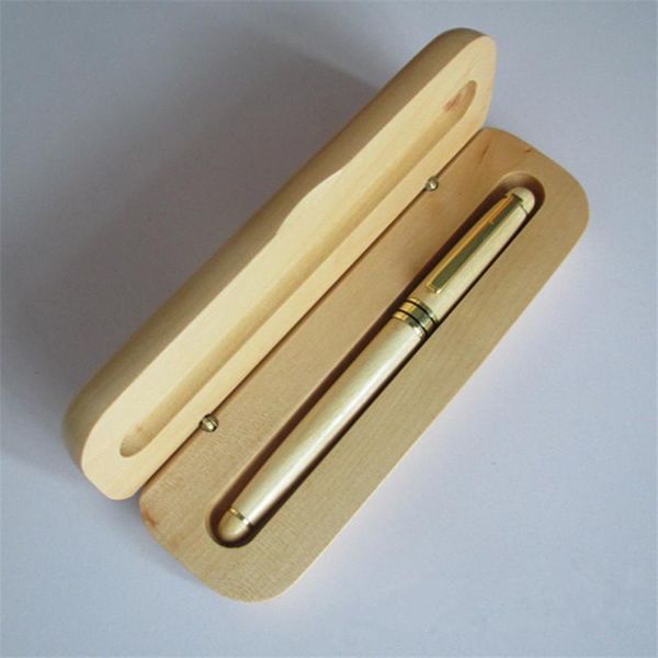

горячие продажи bamboo luxury gel pen ink 0.5mm марка для бизнес подарки украшения написание офиса шариковая ручка канцелярские zxb05 bbysfe
