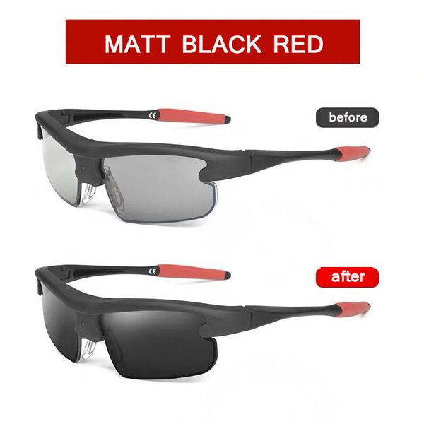 

2021 new ai smart sunglasses man polarized sports sun driving eyewear intelligent pchromic glasses with prescription lenses elx6, White;black