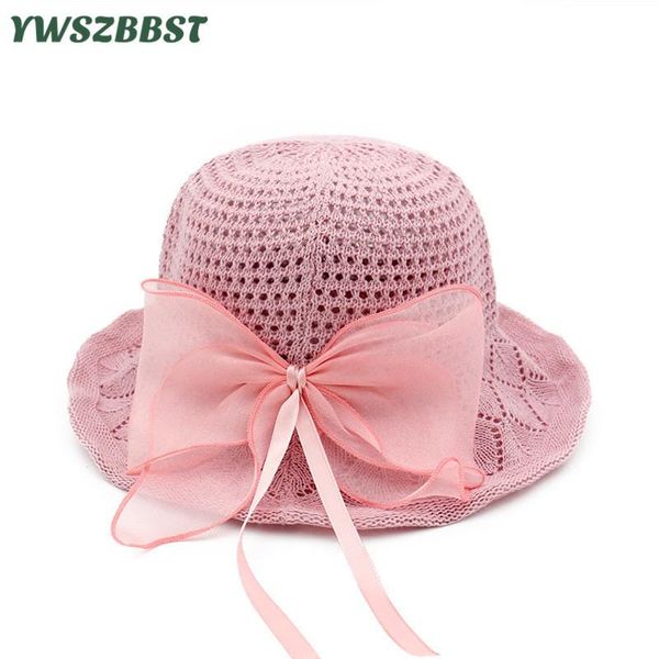

new elegant bow flowers summer women sun hats folded women fisherman hat female bucket hat lady beach sun cap, Blue;gray