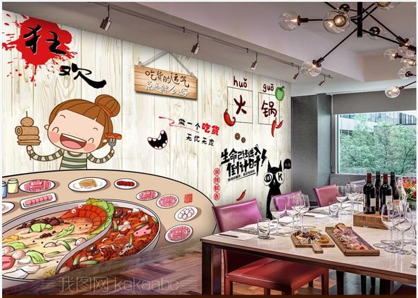 

3d wallpaper custom p wooden board gourmet hand-painted pot shop living room home decor 3d wall murals wallpaper for walls 3 d
