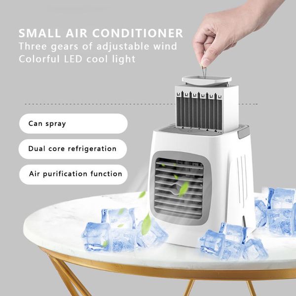 

38 # лето портативный мини кондиционер охлаждая спальня artic cooler usb вентилятор desktop быстрый легкий способ охладить любое пространств