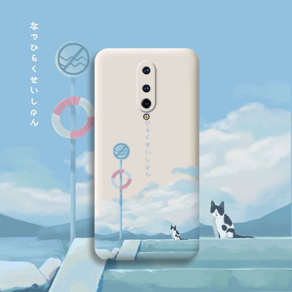 

landscape cat mobile phone lens 8 t protective case 5g anti falling oneplus liquid silicone 8pro soft shell 1 + 8t