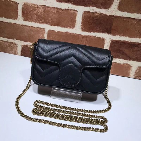 

classic fashion bag genuine leather mini bag with a key ring sell original lady wallet handbag chain bag shoulder bags