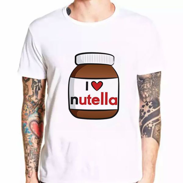 

i love nutella kawaii harajuku ullzang fashion graphic tee cartoon tshirt korean gothic mens sport hooded sweatshirt hoodie men t shirt