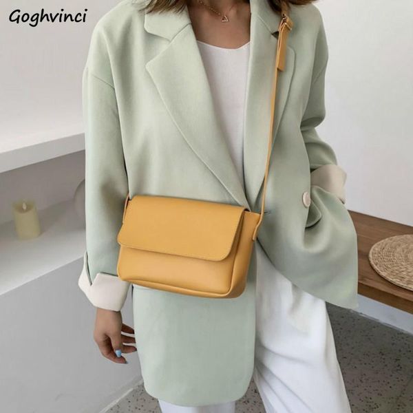 

shoulder bags women colorful crossbody bag flap hasp simple tender elegant ladies students ulzzang all-match vintage retro