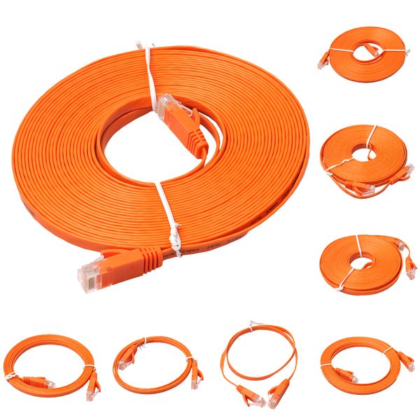 

vipflat 250mhz 1000mbps cat6 rj45 networking ethernet patch lead cord lan cable for ps4/xbox router laptop