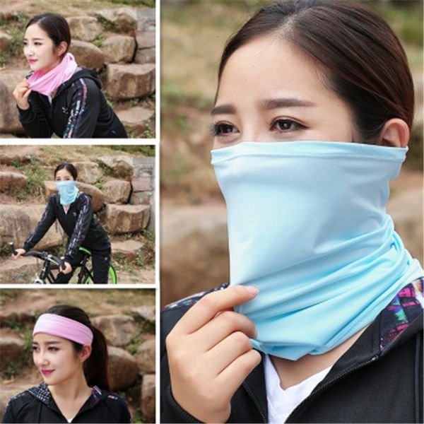 

outdoor mask thtyq ice silk sun riding protection changeable magic men's and women's sports multi-functional scarf collar