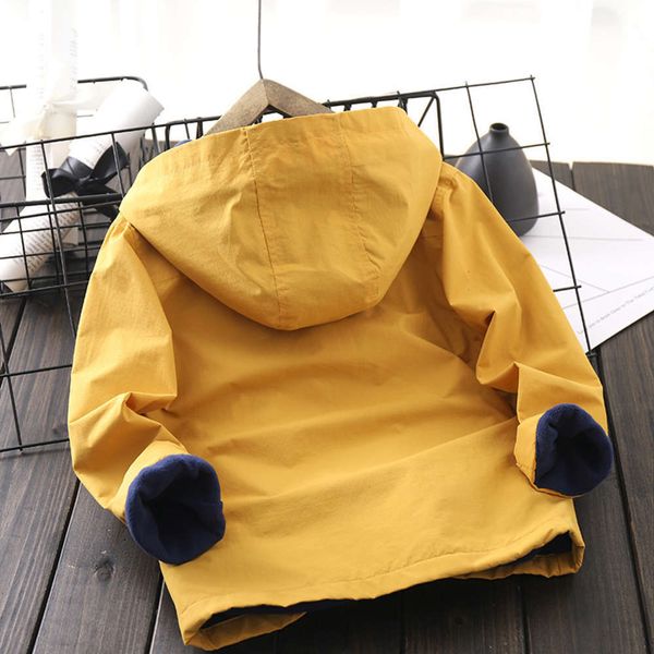 

recommendation ~ boutique men's coat plush autumn winter 2020 new children's hooded assault et, Black