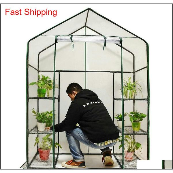 

new quictent 56"x29"x77" 6 shelves 3 tiers mini greenhouse outdo qylquu packing2010