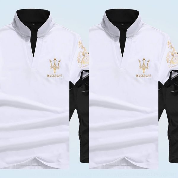 

ml45z короткая футболка рукав футболка мужских 2019 нового костюм спортивного куска тенденции корейской пригонка два лето случайного мужской, Black