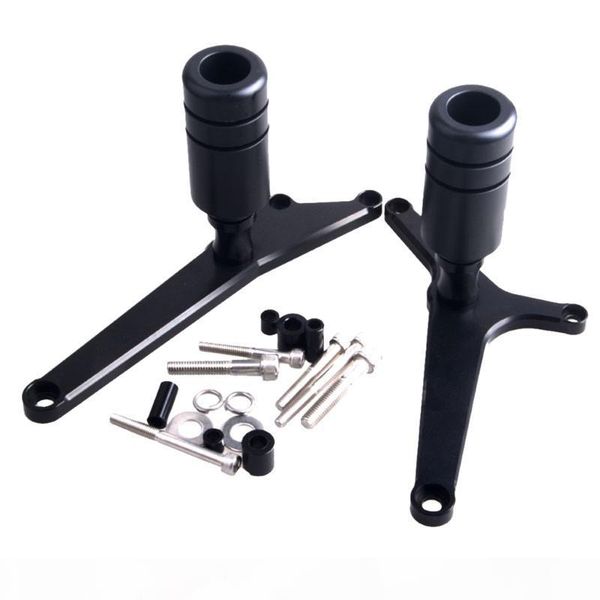 

pair black aluminum frame slider crash falling scratch protector engine for rc390 200 125 2014 2020 2020