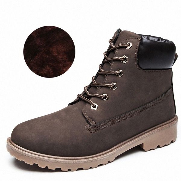 

winter boots women shoes 2019 women lace-up winter ankle boots casual shoes woman fashion solid flats sneakers snow #vl3g, Black