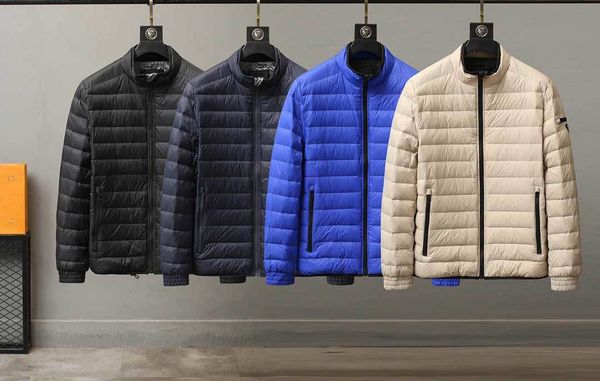 

fahison mens clothing 2020 new autumn winter outwear jacket embroidery designers print down coat parkas 4 color size : m-3xl, Black