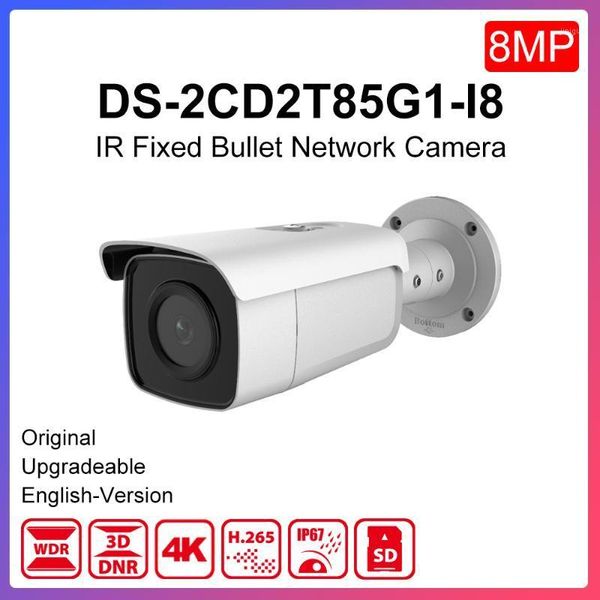 

cameras original hikvision ip camera 8mp ds-2cd2t85g1-i8 4k powered-by-darkfighter support poe hik-connect app cctv sd1