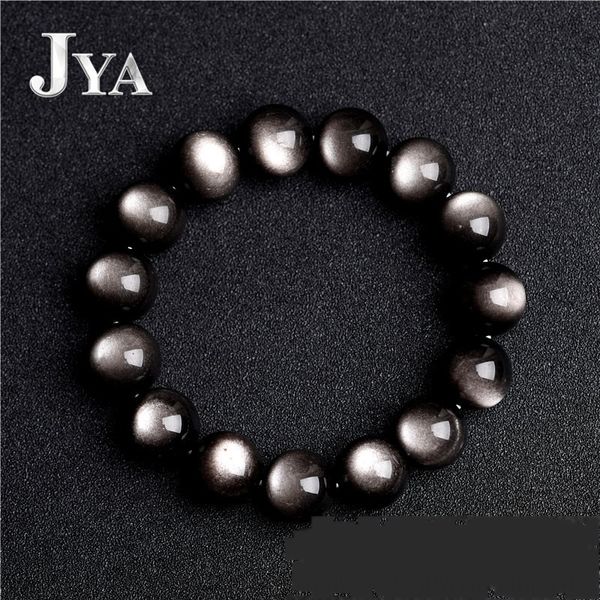 

jiuya кристалл натуральный 7a двойной глаз серебряный jiuya кристалл натуральный obsidianbracelet обсидиан 7a двойной глаз серебряный брасле, Golden;silver