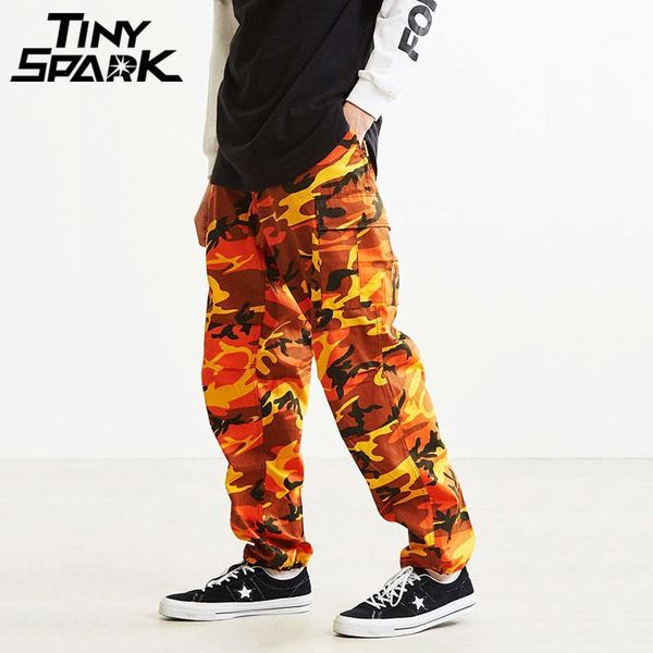 

8 color camo cargo pants men fashion baggy tactical trousers hip hop casual multi pockets pant camouflage streetwear 2018 spring1, Black