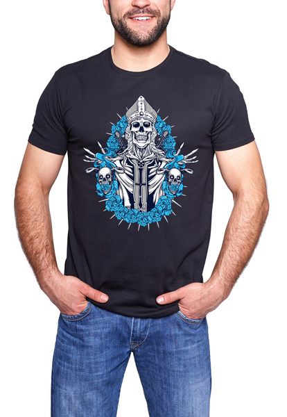 

t summer novelty cartoon reaper skull king queen biker metal rock goth punk reaper sport hooded sweatshirt hoodie t shirt