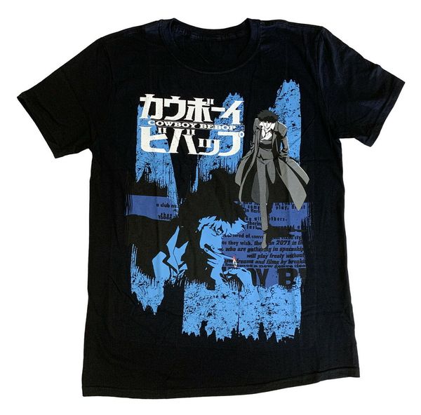 

cowboy bebop spike anime opening credits officially licensed t-shirt cotton customize tee shirt sport hooded sweatshirt hoodie