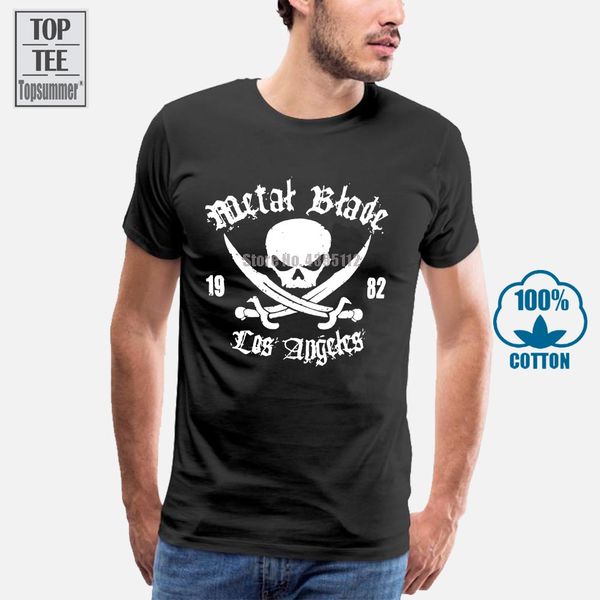 

metal blade records men's pirate logo white ink black t shirt medium black sport hooded sweatshirt hoodie