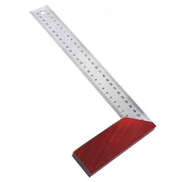 

90 degree square handle stainless steel woodworking square protractor 300mm