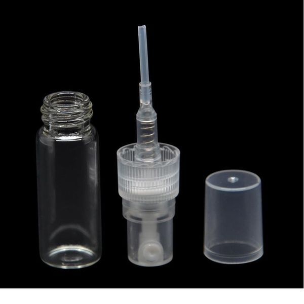 

l 100 pcs mini perfume bottle clear glass spray bottle cosmetic bottles container&glass spray atomizers clear perfum bbyoeu
