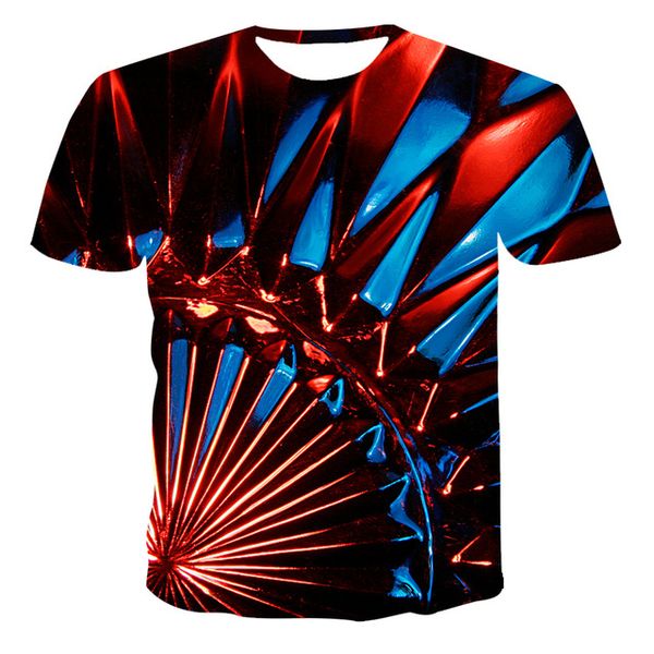 

summer men breathable colorful splicing printing 3d print shirts graphic plus size graphic men clothing