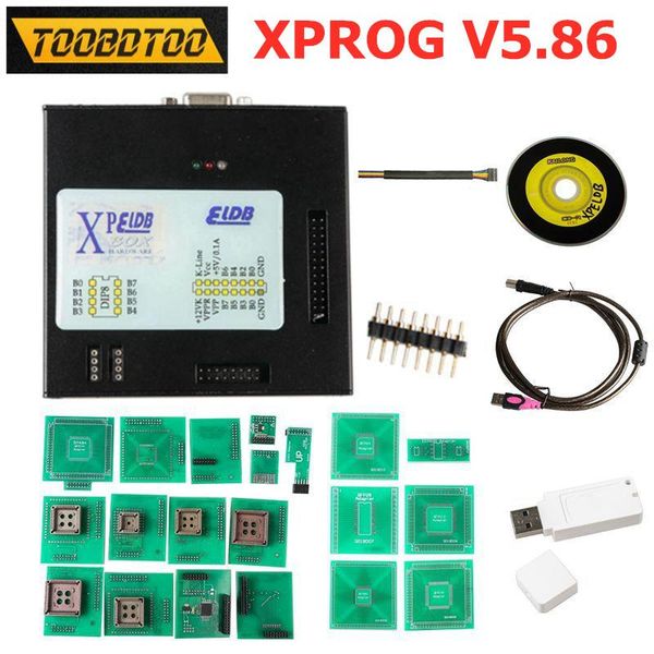 

professional xprog 5.86 x-prog box add new authorization xprog-m v5.86 with usb dongle firmware v4.4 ecu chip tuning tool