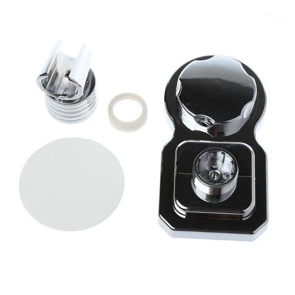 

movable bathroom shower head holder wall mounted bracket abs w/suction cup l251