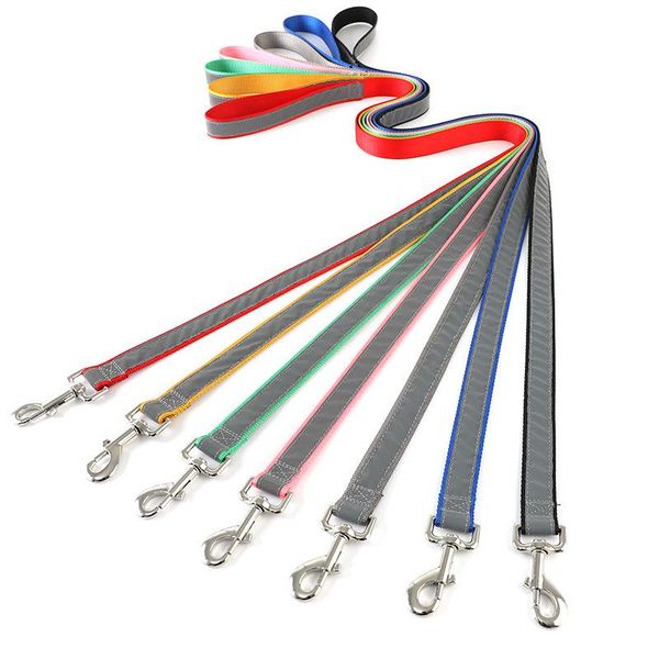 

sixpenny 2021 new production dog leashes reflective walking dog pet nylon rope