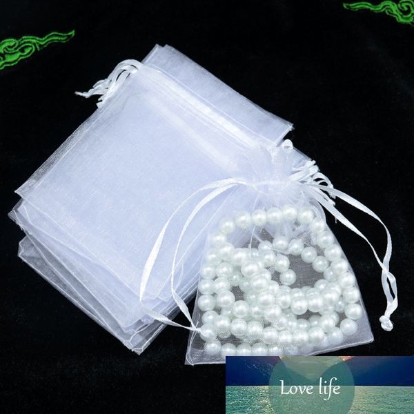 10 Stück 7 x 9 cm Chiffon-Organzabeutel für Hochzeit, Geburtstag, Party, Süßigkeiten, Schokolade, Weihnachten, Halloween, Geschenkbox-Verpackung