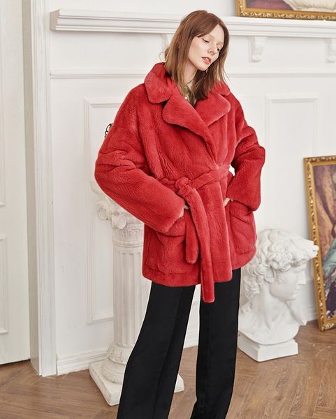 

fluffy faux mink fur coat fake fur jacket 2020 winter warm women's patchwork jacket outerwear female long waistcoats f2320x1016, Black;brown