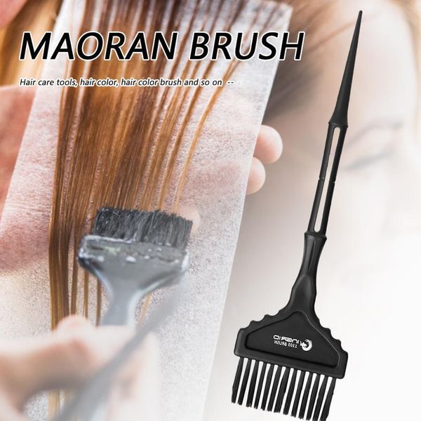 

1pc hair dyeing coloring comb barber tinting hair brush diy styling accessories plastic color mixing bowl hair styl jllbej