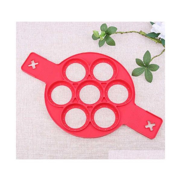 

rings nonstick pancake maker egg ring sile kitchen pancake mold egg cooking tool with 7 holes jllacw bdesybag